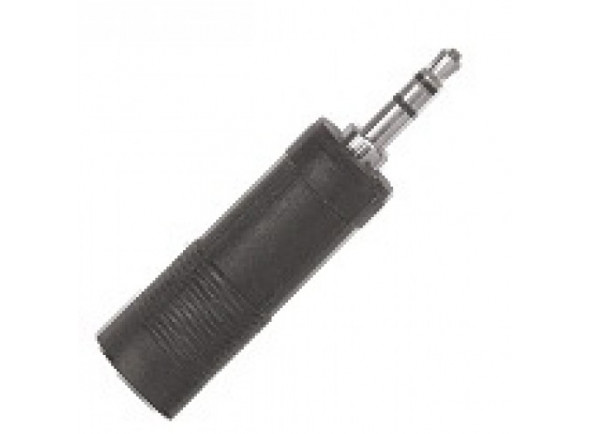 Adam Hall Adaptador Jack 6.3mm hembra estéreo a Minijack 3.5mm macho  estéreo -7544