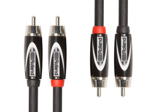 Adam Hall Cable de audio Minijack 3,5mm a 2 RCA -Conectores Rean - 6 metros  - K4YWCC0600
