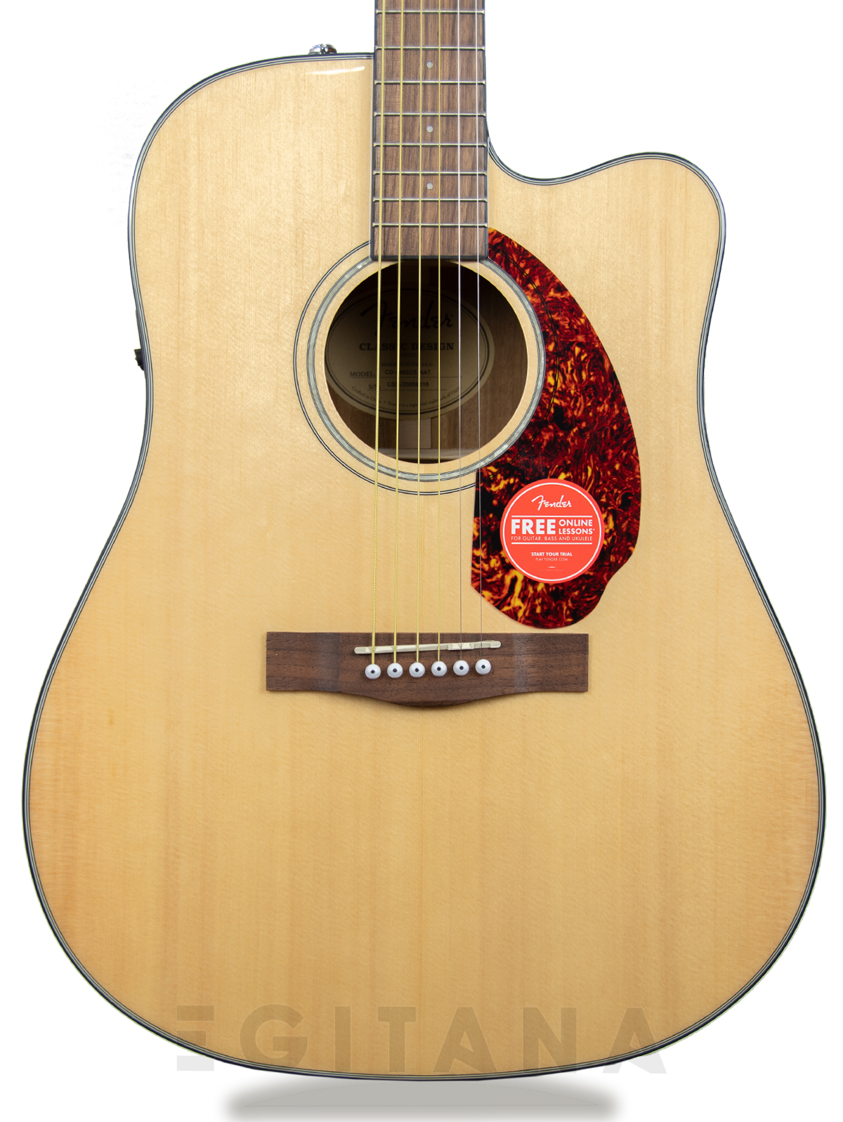 Fender CD-140SCE Nat Envío Grátis