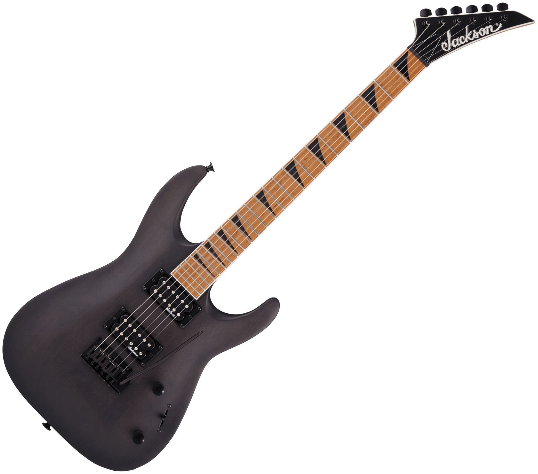 Jackson Js Jackson JS Dinky Arch Top JS24 DKAM Caramelized MN Black Stain